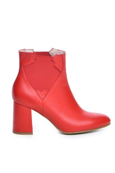 The 5th Element Women's Boots Natural Leather Red Love
