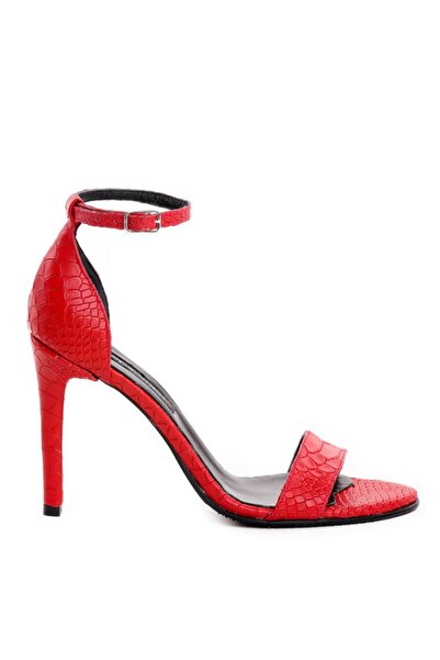 The 5th Element Sandale dama piele naturala Rosu Simple