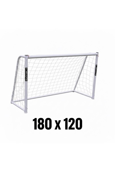 Volcan fitness مرمى كرة قدم محمول من فولكان VF-SG180، مقاس 180 × 120 سم | إطا...