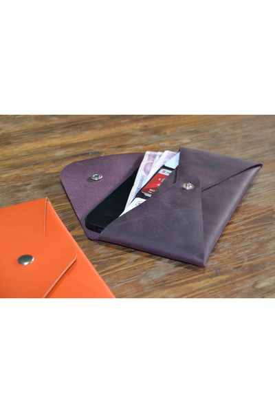 overcraft Genuine Leather Card Holder and Wallet with Phone Compartment