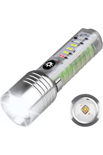 Hope Powerful Torches LED Super Bright Rechargeable 500 Lumens with Red Blue ...