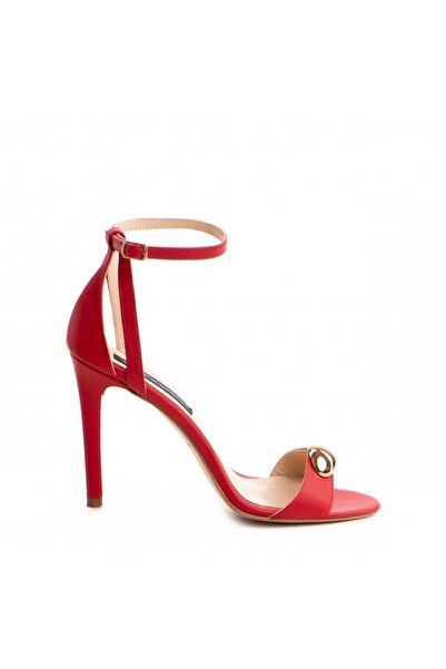 The 5th Element Red genuine leather sandals with accessory