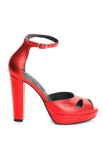 The 5th Element Sandale cu platforma piele naturala Red The 70's