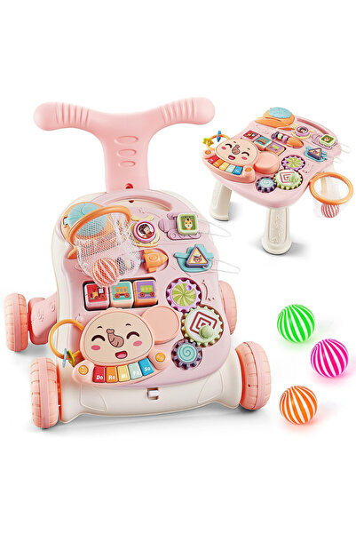 LITTLE ANGEL – Learning Baby Walker with Musical Activity Board & Push