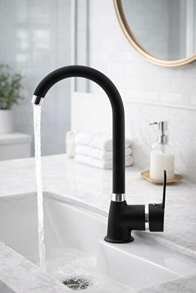 RocciArmatur Black Gold Kitchen Sink Faucet