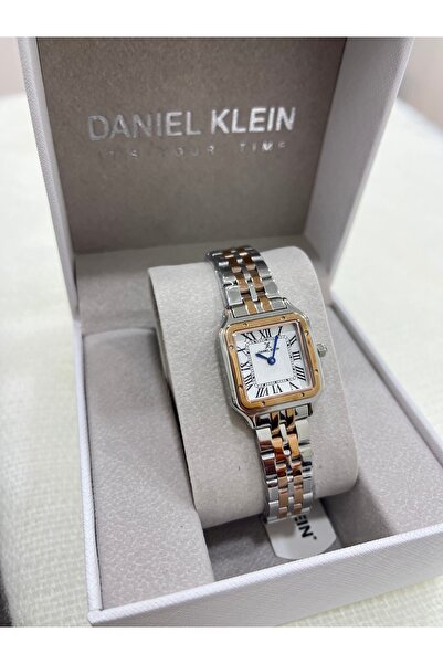 Daniel Klein Kare Metal Bilezikli Romen Rakamlı Kol Saati
