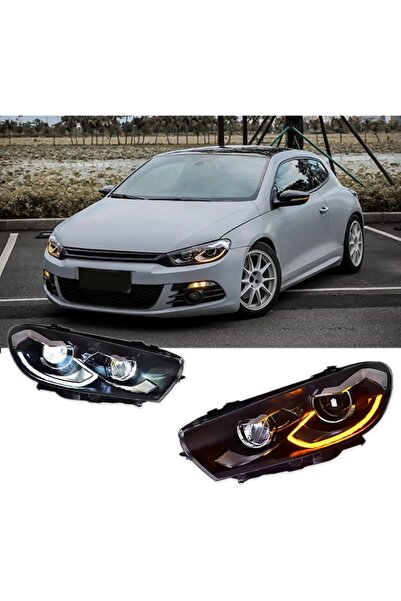 X POWER TUNİNG Vw Scirocco 2009-2014 Zenon Far Uyumlu Makyajlı Dizayn Far