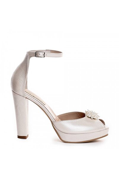 The 5th Element Sandale mireasa piele naturala The 70's Ivoire Pearls