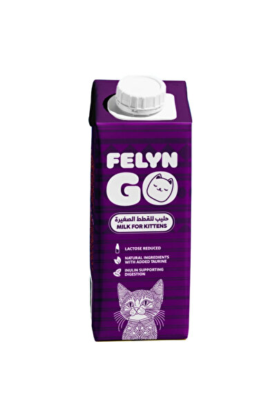 Felyn Go حليب للقطط الصغيرة 200 مل، عبوة من 24