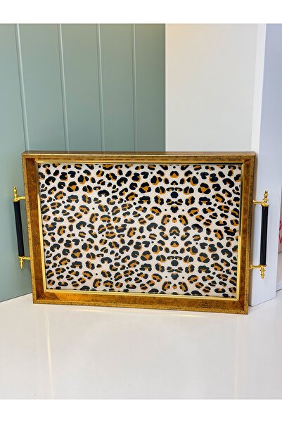 cicizuccaciye Leopar Akrilik Tepsi