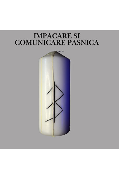 OEM Impacare si Comunicare Pasnica – Lumanare Talisman cu Sigilii Runice pent...