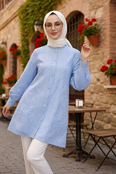 PİNK FLY Lace Embroidered Tunic