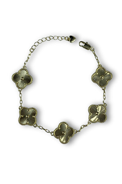 Brethils Shiny^Cleef Vintage Alhambra 14K Altın Kaplama Kuyum Model Kararmaz ...
