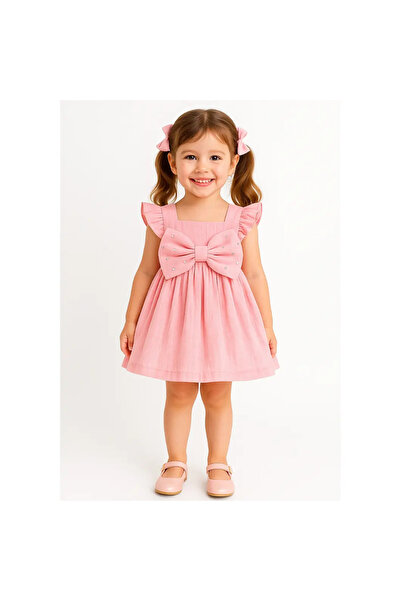Micii Ștrumfi Rochie roz Kamelia pentru fete