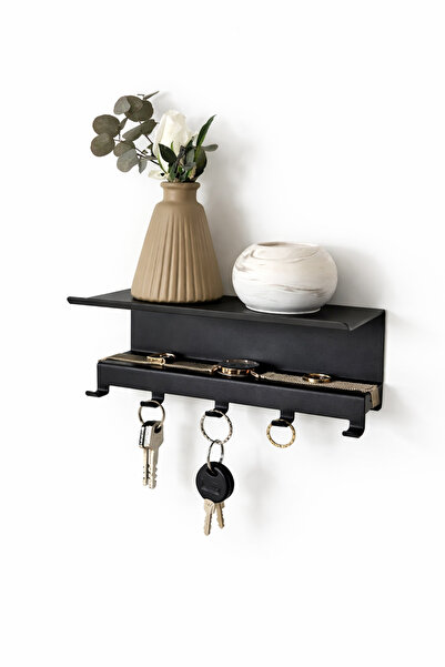 Asilmax Duvar Askılığı Metal Anahtarlık ve Raf – Şık & Dayanıklı