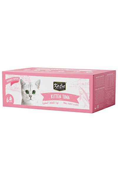 Kit Cat عبوة متعددة من التونة منزوعة العظم للقطط الصغيرة 6 × 50 غرام
