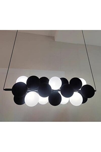 LEDZONE Chandelier 18 Sockets G9 LZ9029-18 Black