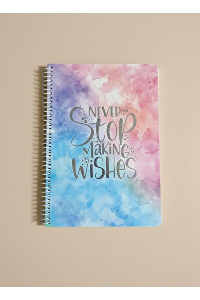 Lizy Spiral 120-Sheet Notebook - Lined Pages 4 Different Designs