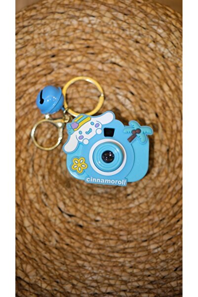 GazozFab Cinnamoroll Figürlü Oyuncak Projeksiyonlu Fotoğraf Makinesi Anahtarl...