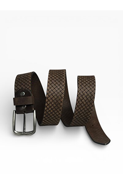 G-Atlantic حزام رجالي من الجلد الطبيعي 100% | حزام جلدي بنقوش مميزة للرجال | ...