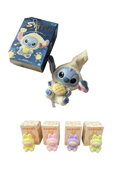 BC Peluş Stitch Koala Oyuncak Stich Sürpriz Paket Pelüş Stiç Labubu Askılı 15...