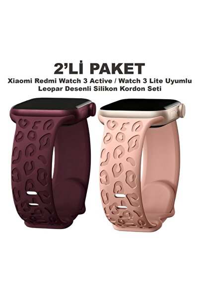 Dexmon Redmi Watch 3 Active / Watch 3 Lite Compatible Leopard Pattern Silicon...