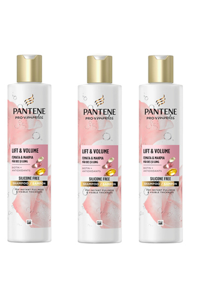 Pantene Pro-V Miracles Lift'n'Volume Shampoo Hair Shampoo 250 ml - 3 pcs