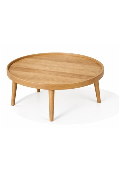 Masemo Polen Orta Sehpa Meşe Çap 90 Cm
