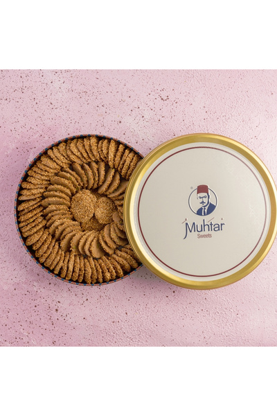 MUHTAR TATLILARI Susamlı Ve Antep Fıstıklı Barazek Kurabiyesi 600 GR