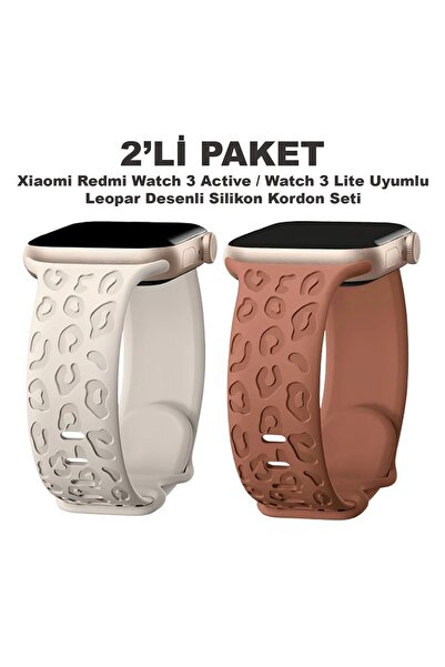 Dexmon Redmi Watch 3 Active / Watch 3 Lite Compatible Leopard Pattern Silicon...