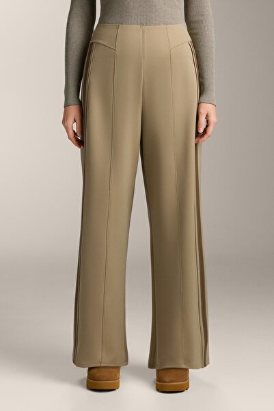 Oysho High rise neopren görünümlü Piping detaylı düz paça pantolon