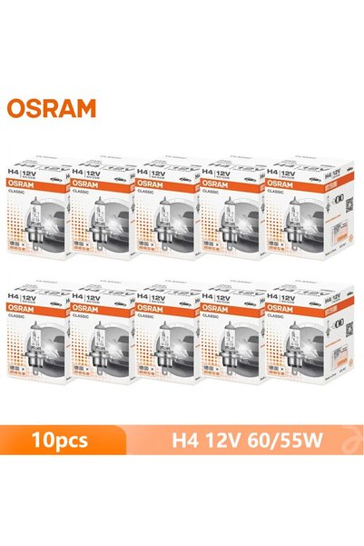 Choice H7 12V 55W 10PCS OSRAM H1 H4 H3 H7 HB2 9003 CLASSIC Car Halogen Headli...