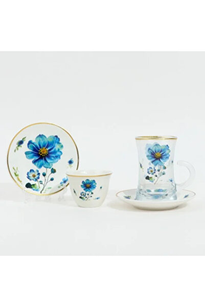 Generic Porcelain Tea and Coffee Cup Set - 36 Pieces