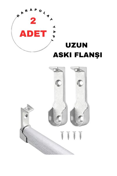 KarapolatYapı Uzun Askı Flanşı Dolap Boru Sabitleme 2 Adet