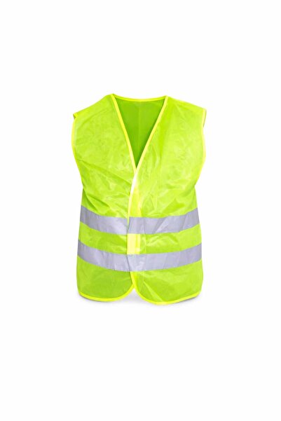 LİNKA İNŞAAT سترة عاكسة للضوء سترة عمال قياسية سترة تحذير باللون الأخضر