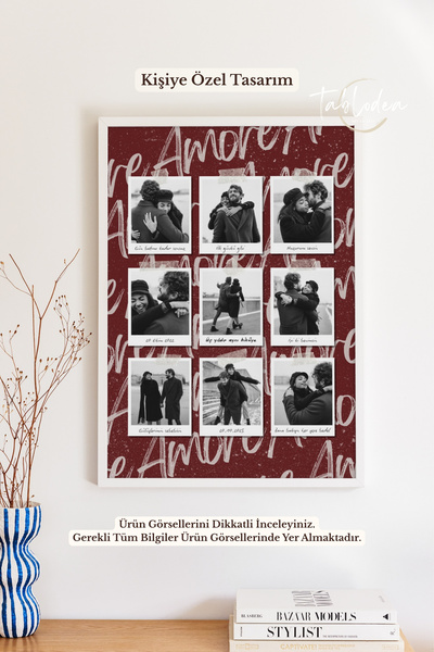 tablodea Tablou de amintiri cu design special și fotografie pentru iubit, cad...