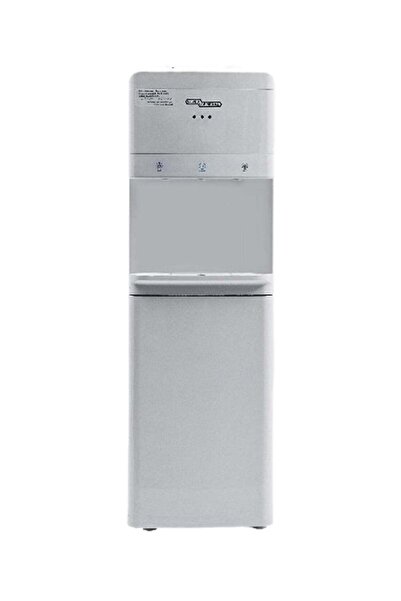 SUPER GENERAL موزع مياه بثلاثة صنابير، يُعبأ من الأعلى، أبيض اللون