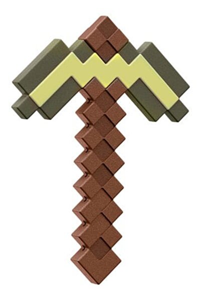 mattel Târnăcop replică Minecraft Roleplay de aur 35 cm