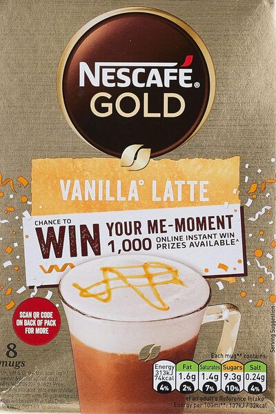 Nestle Nescafe Instant Coffee Chips with Golden Vanilla Flavor (Single Pack, ...