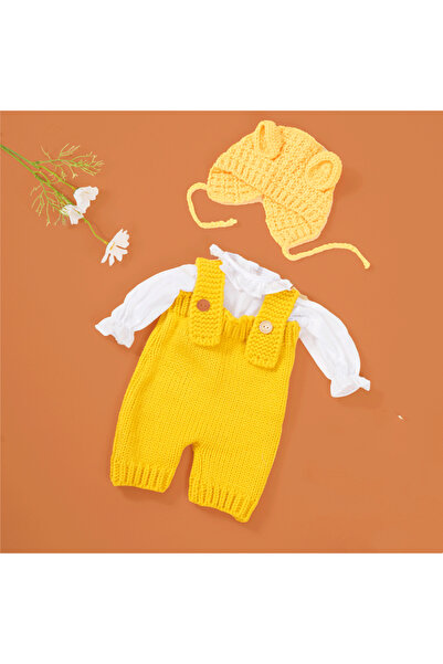 Choice yellow overall Cute 55cm Clothes For 22inch Reborn Doll Clothes Access...
