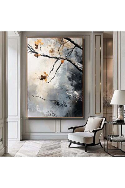 lawhat أغصان الخريف – لوحة فنية عصرية بلمسة راقية مطبوعة على قماش الكانفس