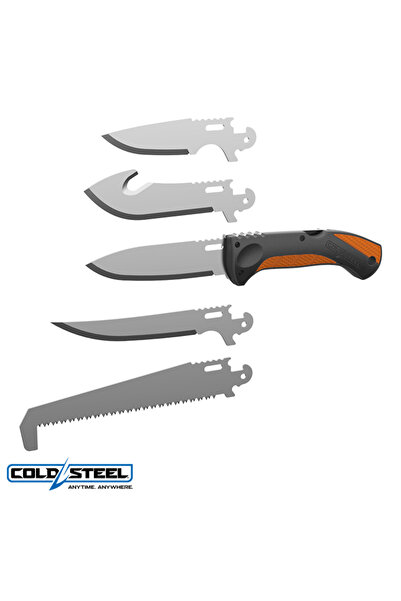 Cold Steel Çok Amaçlı Değiştirilebilir Uçlu Outdoor El Aleti Seti