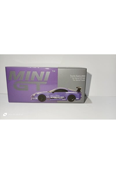 mini gt 1/64 Toyota Supra (A80) Top Secret GT-300 Top Secret Purple