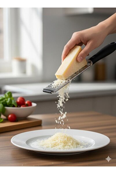 Senz Metal Pratik Peynir, Çikolata, Sarımsak, Limon ve Portakal Kabuğu Rendesi