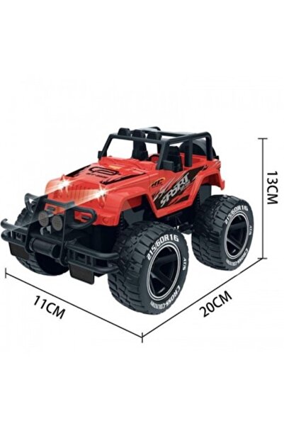 Toy Toy Toy Remote Control Jeep Car 'Rock Crawler Truck' Red