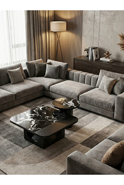 BEC49 Modern coffee table set with a contemporary design