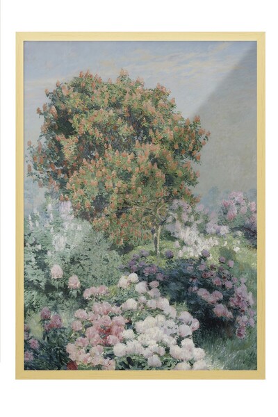 Postifull Vintage slika, poster u bež okviru, vintage zidni dekor