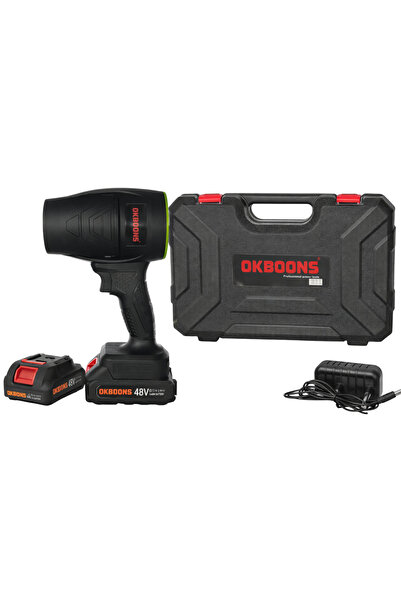 Otto Suflantă De Aer Portabila 48V, Cu 2 Acumulatori Li-Ion și Încărcător.