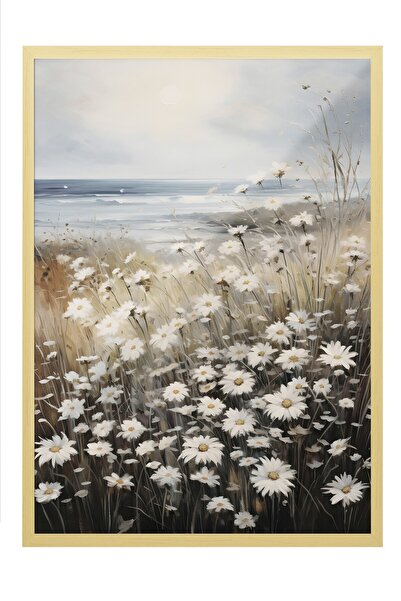 Postifull Vintage slika, poster u bež okviru, vintage zidni dekor