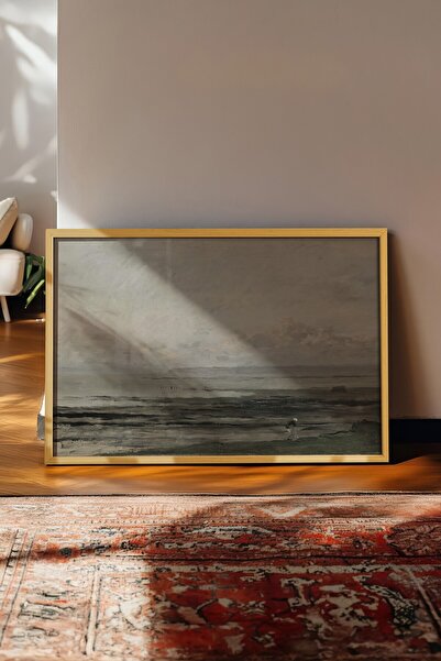 Postifull Tablou vintage, poster cu rama bej, decor de perete vintage